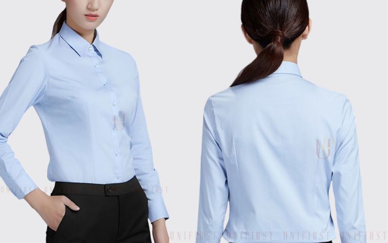 Áo sơ mi nữ phù hợp với những ngành nghề cần sự sang trọng, chuyên nghiệp